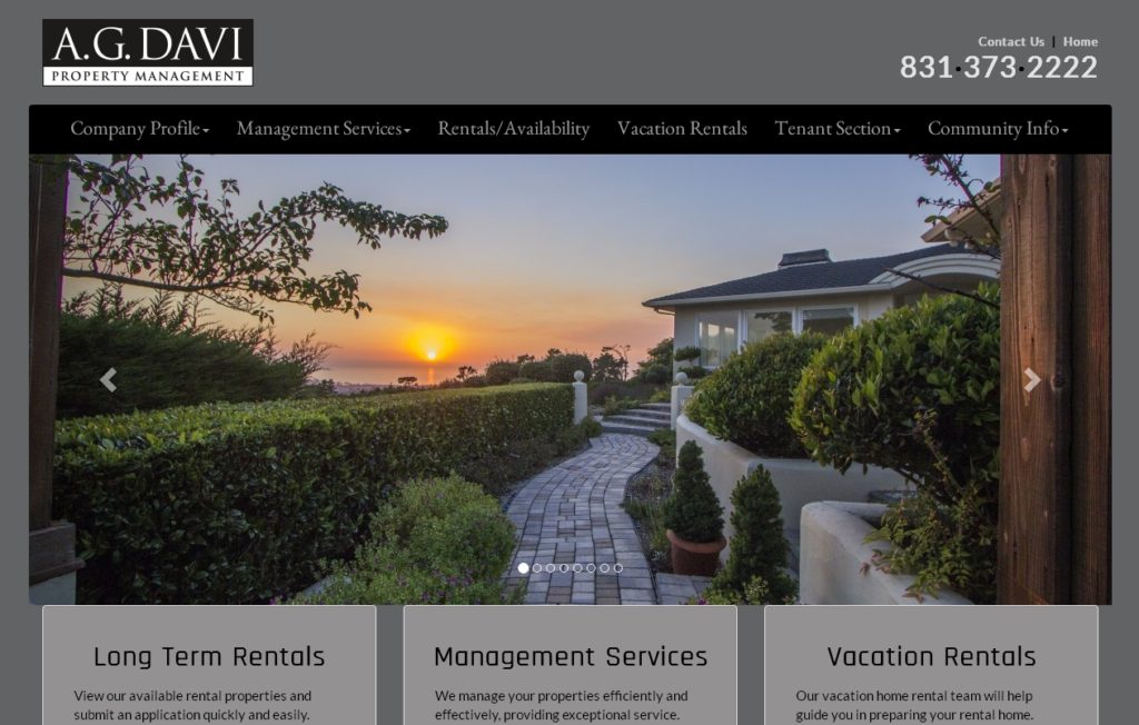 A. G. Davi Property Management Netgirl Enterprises Web